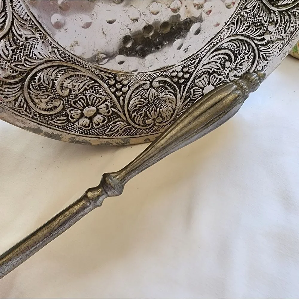 Large Pewter Ladle Punch, Stew, Gumbo, Soup, Decor